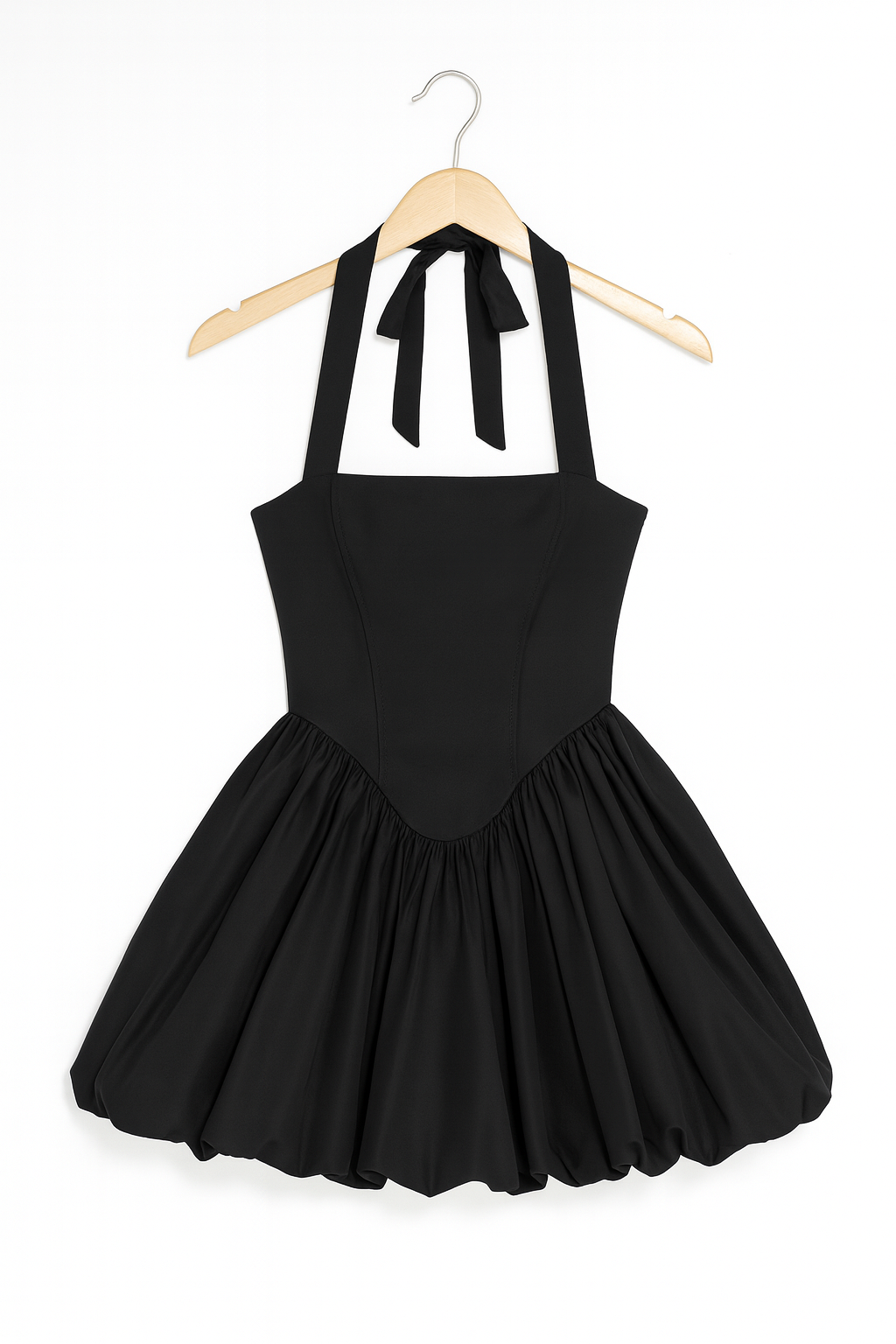 Bella - Corset Puff Mini-Dress