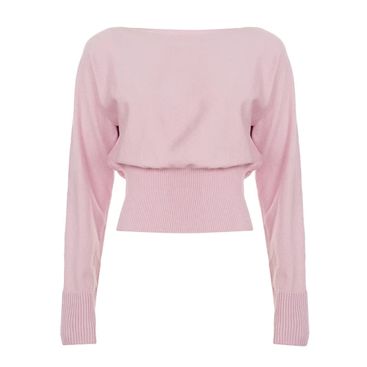 Off-shoulder sweater