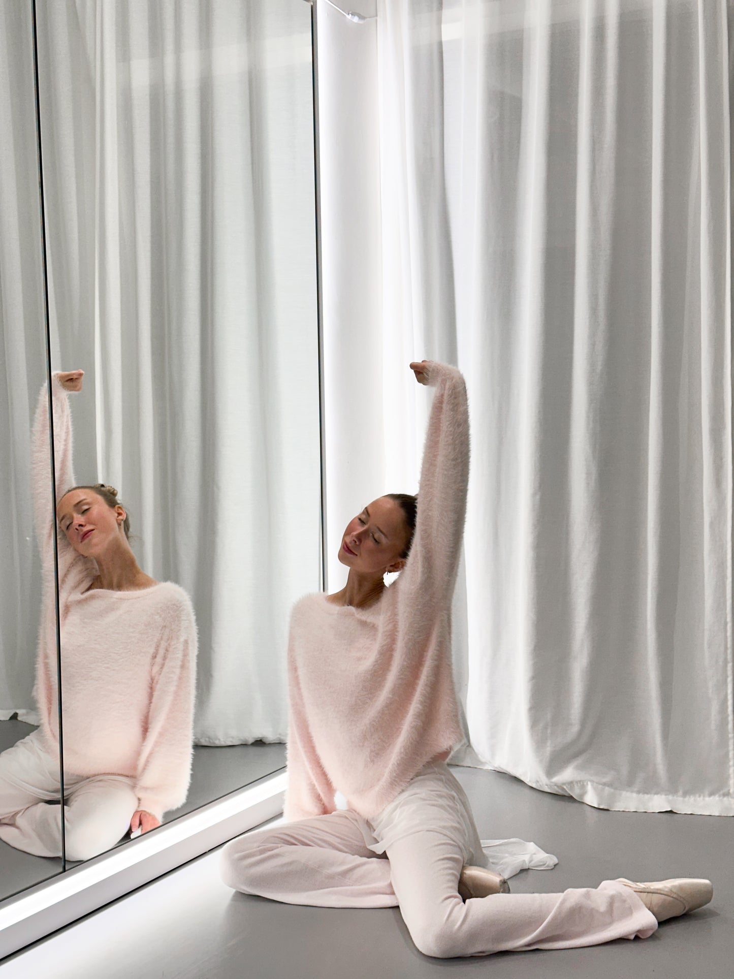 Fluffy Off-shoulder Knit